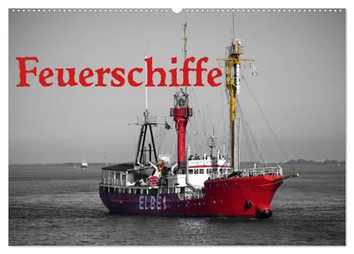 Produktbild von Feuerschiffe (Wandkalender 2027 DIN A2 quer), CALVENDO Monatskalender