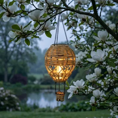 Produktbild von abc HOME | Solar Heißluftballon | LEDs | Solarpanel | Lichtsensor | Flammeneffekt