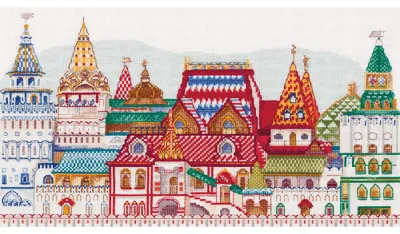 Productafbeelding van Panna telborduurpakket "Izmailovsky Kremlin", 30x19cm, Doe-het-zelf