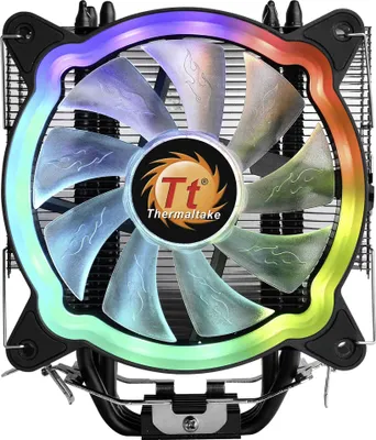 Image de Thermaltake UX200 ARGB Lighting - Refroidisseur d'air pour processeur - (pour : LGA775, LGA1156, AM2, AM2+, AM3, LGA1155, AM3+, FM1, FM2, LGA1150, LGA1151, AM4, LGA1200) - Aluminium - 120 mm