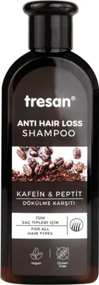 Immagine prodotto di Shampoo rinforzante contro la caduta dei capelli Tresan Caffeina & Peptidi Anti-Caduta 300 ml