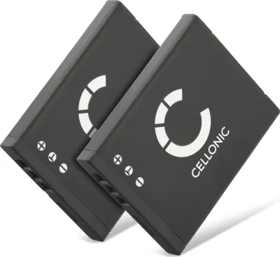 Produktbild von CELLONIC 2x Akku für Kamera Kompatibel mit Olympus VG-120, D-765, D-720, LI-70B - (500mAh, 3.7V)