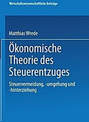 Obrázok produktu pre Ökonomische Theorie des Steuerentzuges