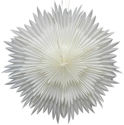 Only Natural – Papier-Lampenschirm – Weiß – 40 cm – Ansicht 1