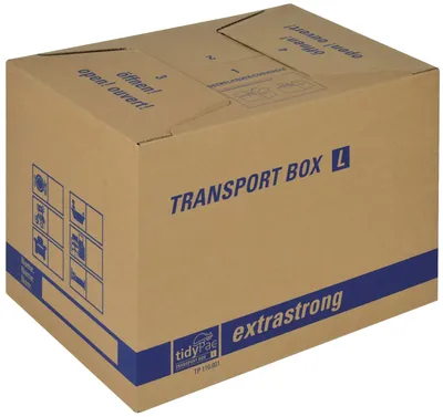 Produktbild von Transportboxen 500x350x355 mm, braun, 1 Stück