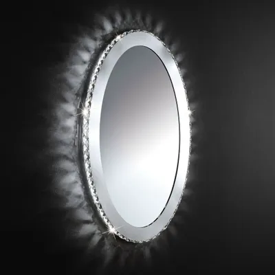 Zdjęcie produktu dla EGLO Toneria, Chrom, Przezroczysty, Szkło, Stal nierdzewna, IP20, Owalny, LED, 3600 lm