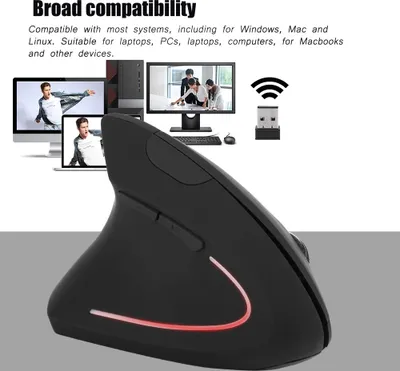 Produktbild von Maus,Optische Maus,Kabellose optische Maus,2.4GHz Kabellose Maus,Linkshänder Maus
