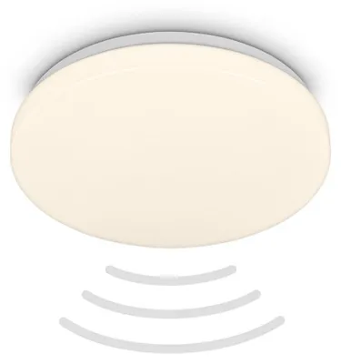 Immagine prodotto di Lampada da soffitto a LED con sensore di movimento IP54 Lampada da bagno a LED Lampada da bagno Bianco caldo