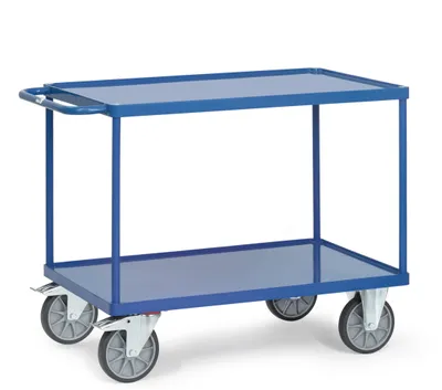 Produktbild von fetra 2400W Tischwagen Stahl pulverbeschichtet Traglast max. Brillantblau RAL