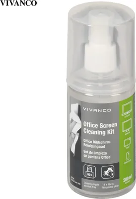 Produktbild von VIVanco™Hochwertiges Bildschirm Reinigungsgel, PC Office, für ca. 80 Anwendungen, Alkoholfrei, 200ml Reinigungsgel