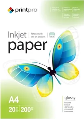 Produktbild von Fotopapier ColorWay PrintPro glänzend 200g/m², A4, 20 Blatt
