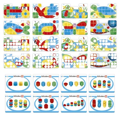 Obrázek produktu pro Educa Acticolors Vzdělávací hra Multicolors Multicolors Jedna velikost