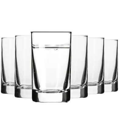 Produktbild von KROSNO 6x 50ml CLASSIC Gläser für Wodka, Tequila, Shot, Kristallglas