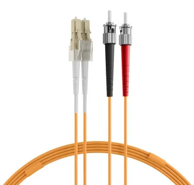 Produktbild von EFB Duplex Jumper LC-ST 50/125, OM2, LSZH, orange, 2.0mm, 1m