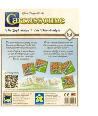 Produktbild von HIGD0127 - Carcassonne - Die Zugbrücken, Brettspiel, für 2-5 Spieler, ab 7 Jahren (DE-Erwei