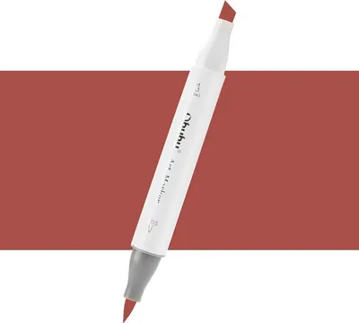 Obrázek produktu pro Lihová fixa OHUHU oboustranná Brush & Chisel, E130 Copper