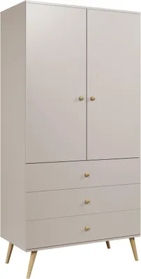 Produktbild von Schrank Bolea 2D3S 100 cm - Kaschmir