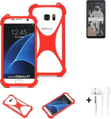 Produktbild von Handy-hülle + Kopfhörer kompatibel mit HiSense A5C Schutz-hülle Bumper Silikon Schutz Hülle Cover Case Silikoncase Silikonbumper TPU Softcase