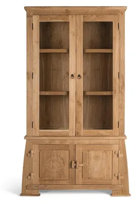 Image de Vitrine en teck de Sumbawa, 186 cm x 109 cm x 42 cm, Giner y Colomer