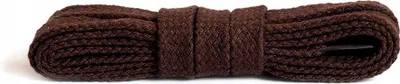 Produktbild von Langlebige flache Schnürsenkel 120 cm Kaps  - Dunkelbraun