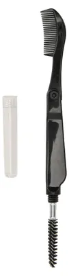 Immagine prodotto di Pettine doppio per sopracciglia e ciglia da donna, pieghevole, portatile, per sopracciglia, spazzolini per mascara, strumento per la cura del trucco, nero