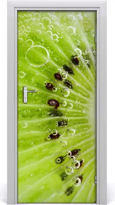 Produktbild von Tulup Türaufkleber 85x205 cm Dekorative Aufkleber Selbstklebend Wasserdichte Tapete Abnehmbar Schlafzimmer Wohnzimmer Wohnkultur - Kiwi