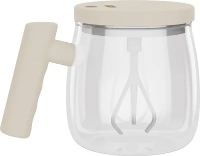 Zdjęcie produktu dla Elektryczny szklany kubek z automatycznym mieszadłem o dużej pojemności 400 ml Przenośny kubek do kawy USB do domu i biura