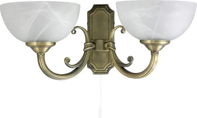 Image de Applique murale Rabalux 8542 Marlene, E14, bronze-argent-blanc, style classique, 42,5 cm
