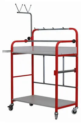 Produktbild von BenBow 204 Lackierwagen, Universal mobiler Lackierständer, Arbeitswagen, Drehlackierständer, Lackierbock, verzinkt, Lackierung