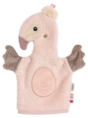Produktbild von Waschhandschuh Flamingo