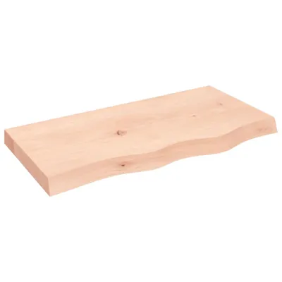 Immagine prodotto di Piano lavabo vidaXL 80x40x(2-6) cm in legno massello non trattato