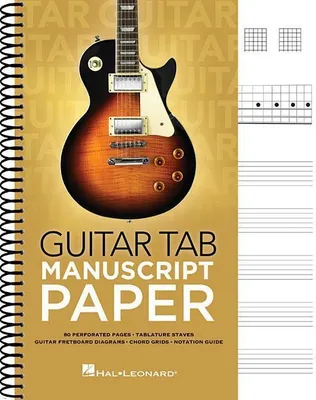 Produktbild von Guitar Tab Manuscript Paper