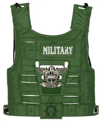 Produktbild von Militär-Outfit-Set, Weste, Gewehr, Fernglas