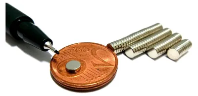 Produktbild von 100 Zylinder-Magnete aus Neodym 4 x 1 mm
