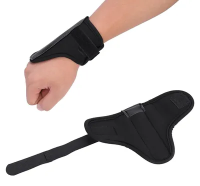 Produktbild von Golf Handgelenkstütze, Verstellbar, Langlebiges Material, Unterstützung für Golftraining, Korrektor für