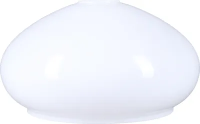 Produktbild von Lampenglas Weiß glänzend Ø 240mm Ersatzglas Opal Leuchtenglas E27