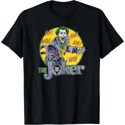 Produktbild von The Joker - T-Shirt für Herren/Damen Uni TV37188 (L) (Schwarz)