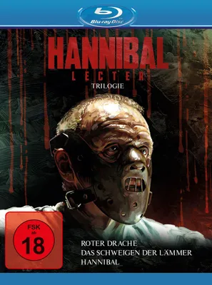 Obrázok produktu pre Hannibal Lecter Trilogie (Das Schweigen der Lämmer / Hannibal / Roter Drache) (Blu-ray)