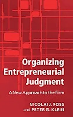Immagine prodotto di Organizing Entrepreneurial Judgment