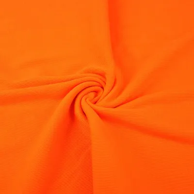 Produktbild von Rippstrickstoff (Bündchen) - orange