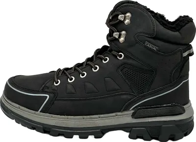 Produktbild von Nowalnd Herren gefütterte Winterstiefel - Anti-Rutsch & Wärmend,Schwarz,43