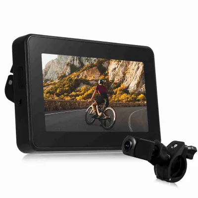 Produktbild von cúvacia kamera na bicykel 1080P, batéria 5000 mAh, 4,3-palcová obrazovka, cúvacia kamera pre horské bicykle