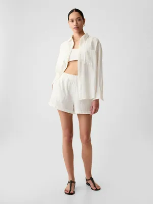 Produktbild von GAP Musselin Shorts XL mit elastischem Bund und Seitentaschen