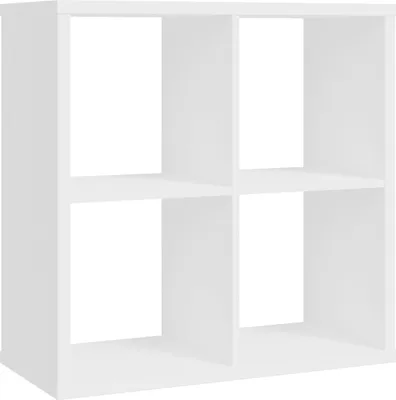 Zdjęcie produktu dla Casa Dolce MARKO 4 półki, biały, 73x33x73 cm, styl skandynawski, 4 otwarte przegródki