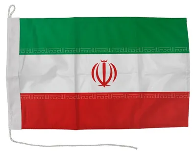 Produktbild von Motorrad-/Bootsflagge 25x40cm: Iran