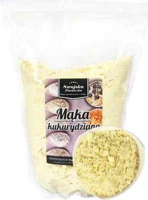 MĄKA KUKURYDZIANA CZYSTA BEZ GMO 1Kg Swojska Piwniczka