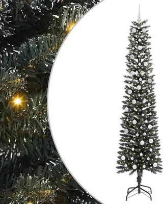 Image de vidaXL Arbre de Noël artificiel avec 300 LED avec support Vert 240 cm