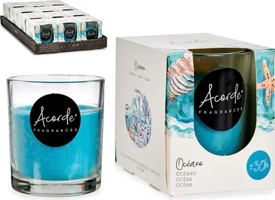 Produktbild von 'Duftkerze im Glas mit ca. 30h Brenndauer mit Ozean Duft'