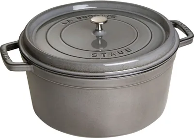 Produktbild von Staub 1103018 Cocotte rund 30 cm Graphitgrau