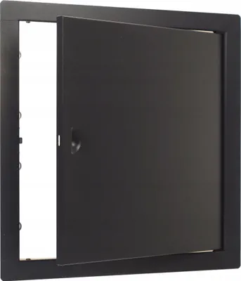 Produktbild von Revisionsklappe Metall Revisionstür FEINZ - 50x50 cm - Anthrazit - Robuste Bauweise - Einfacher Zugang